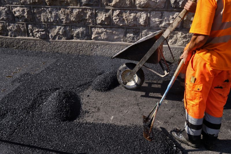Asphalt Paving in Summer
